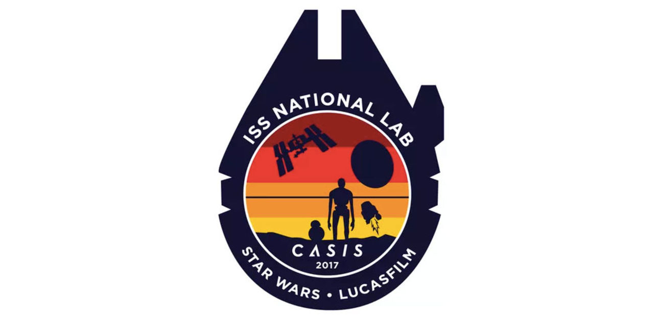 ISS senaste forskningsemblem hyllar Star Wars