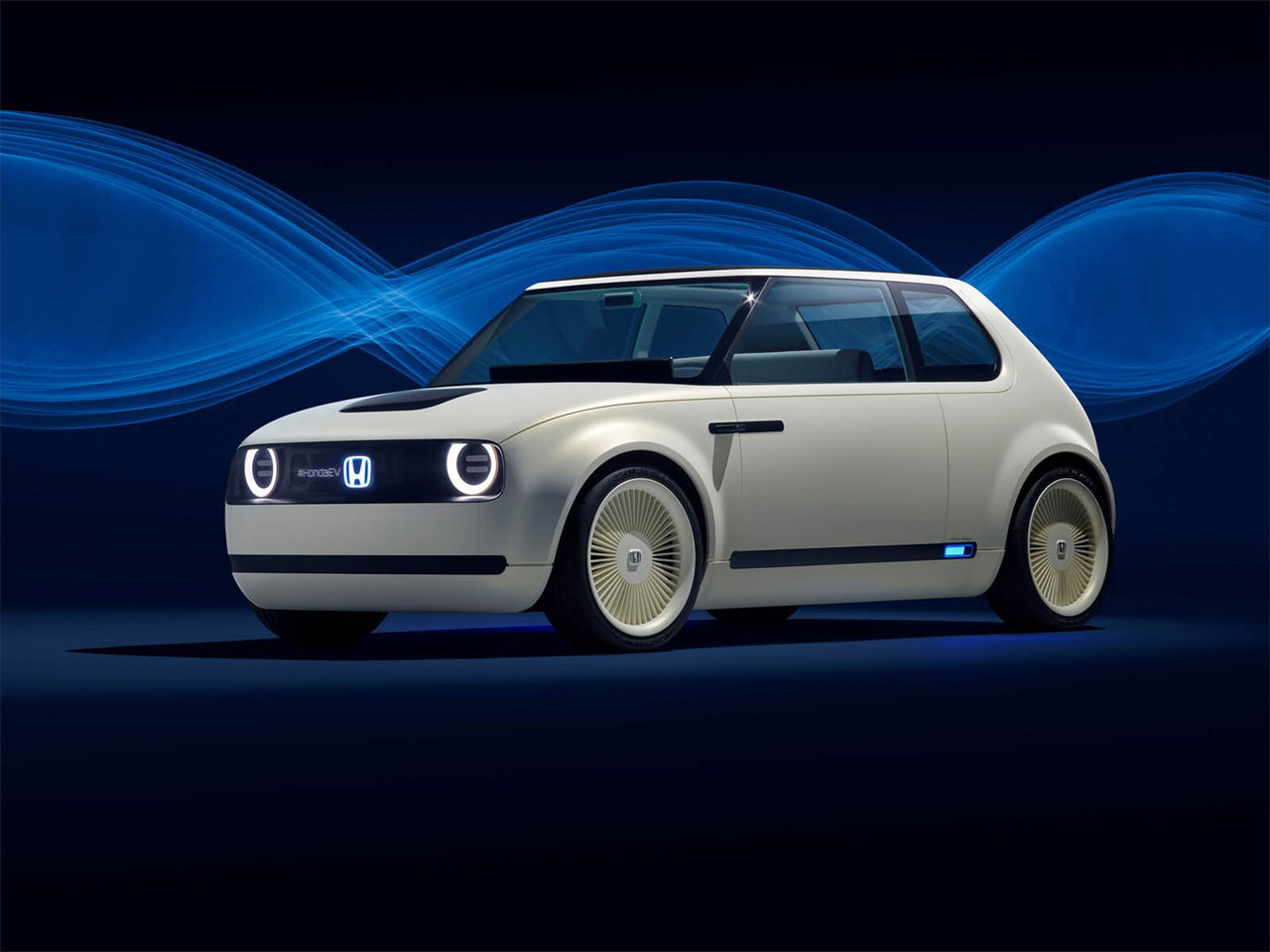 Retrotufft elbilskoncept från Honda