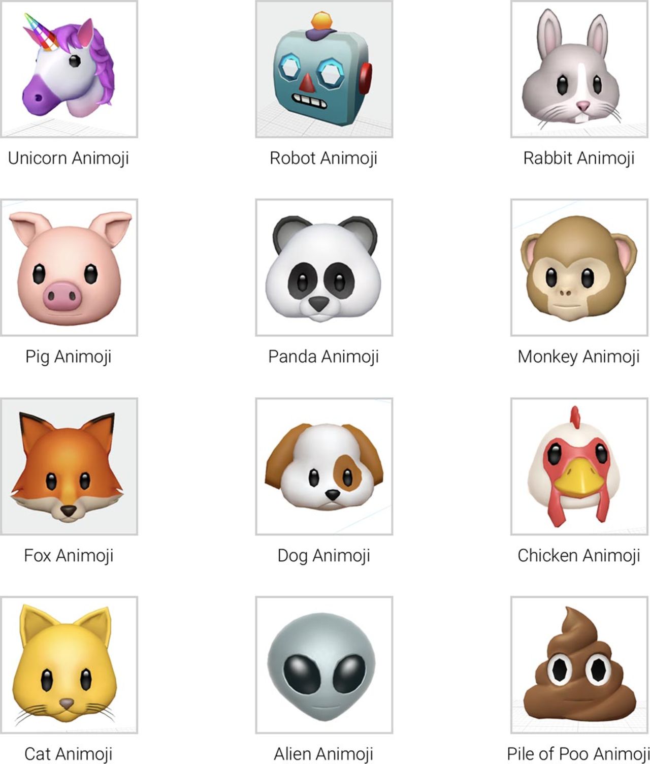 Apple visar upp Animojis