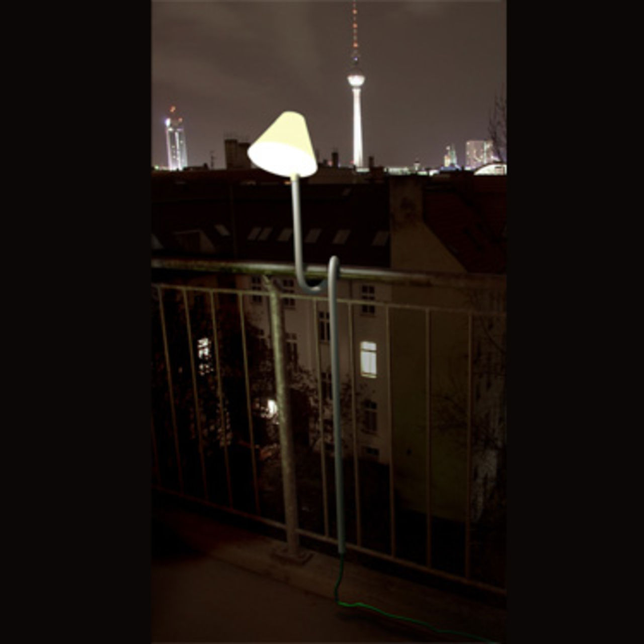 Läslampa för balkongen