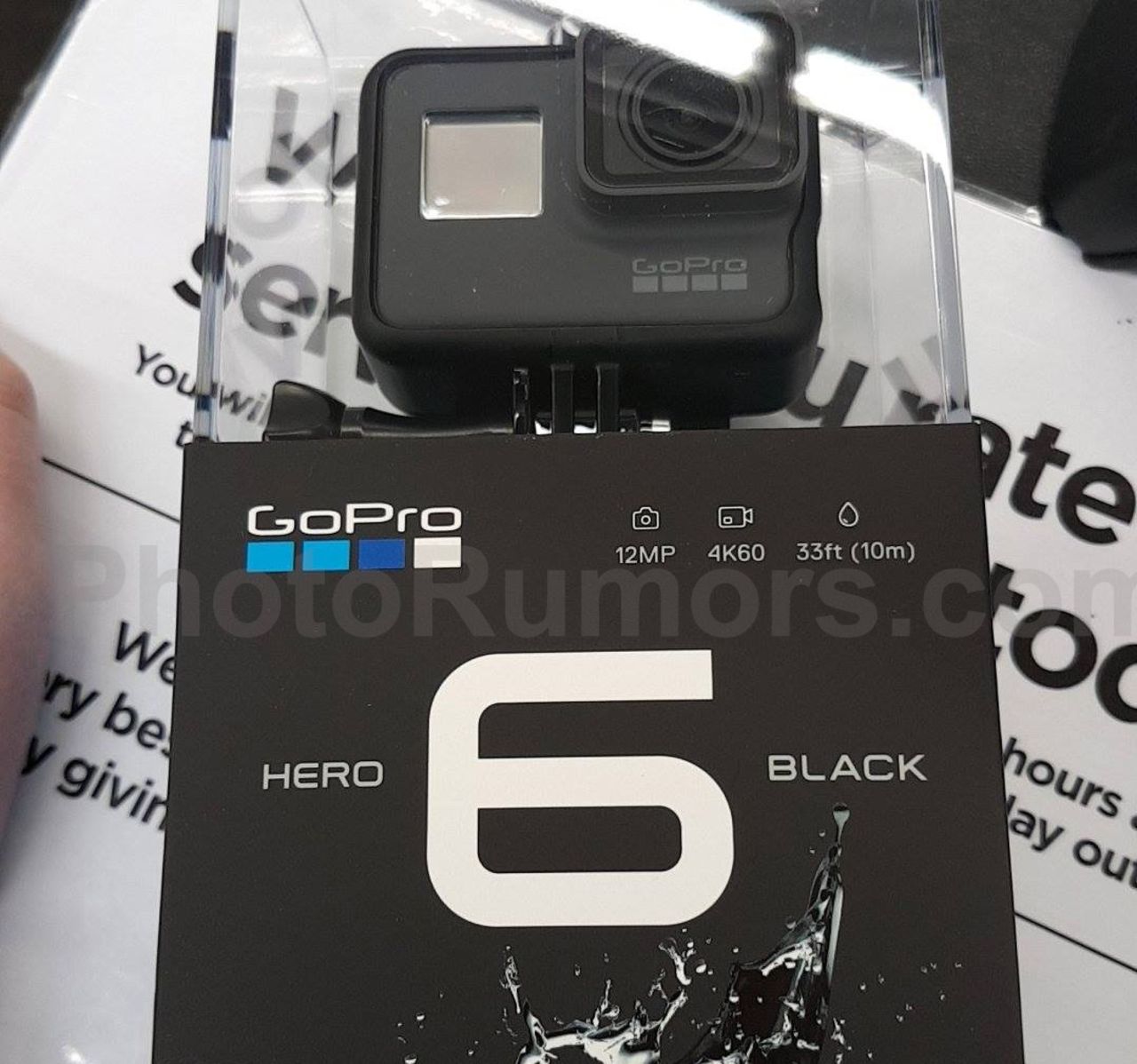 Läckt bild visar GoPro Hero 6 Black