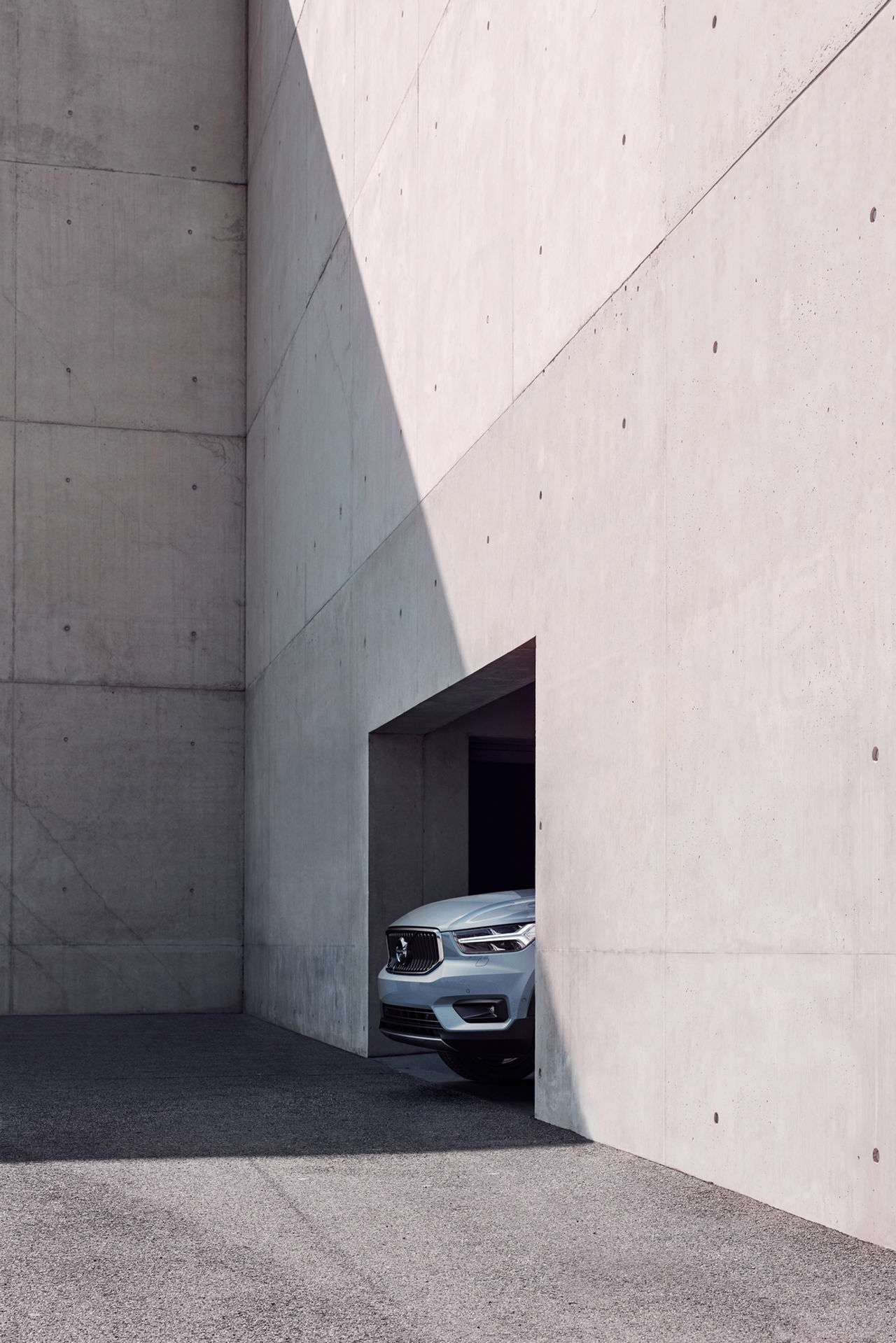Volvo XC40 visar nosen