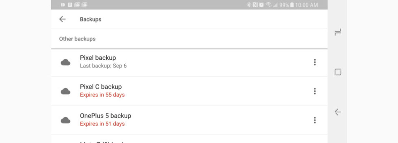 Google raderar androids säkerhetskopior automatiskt