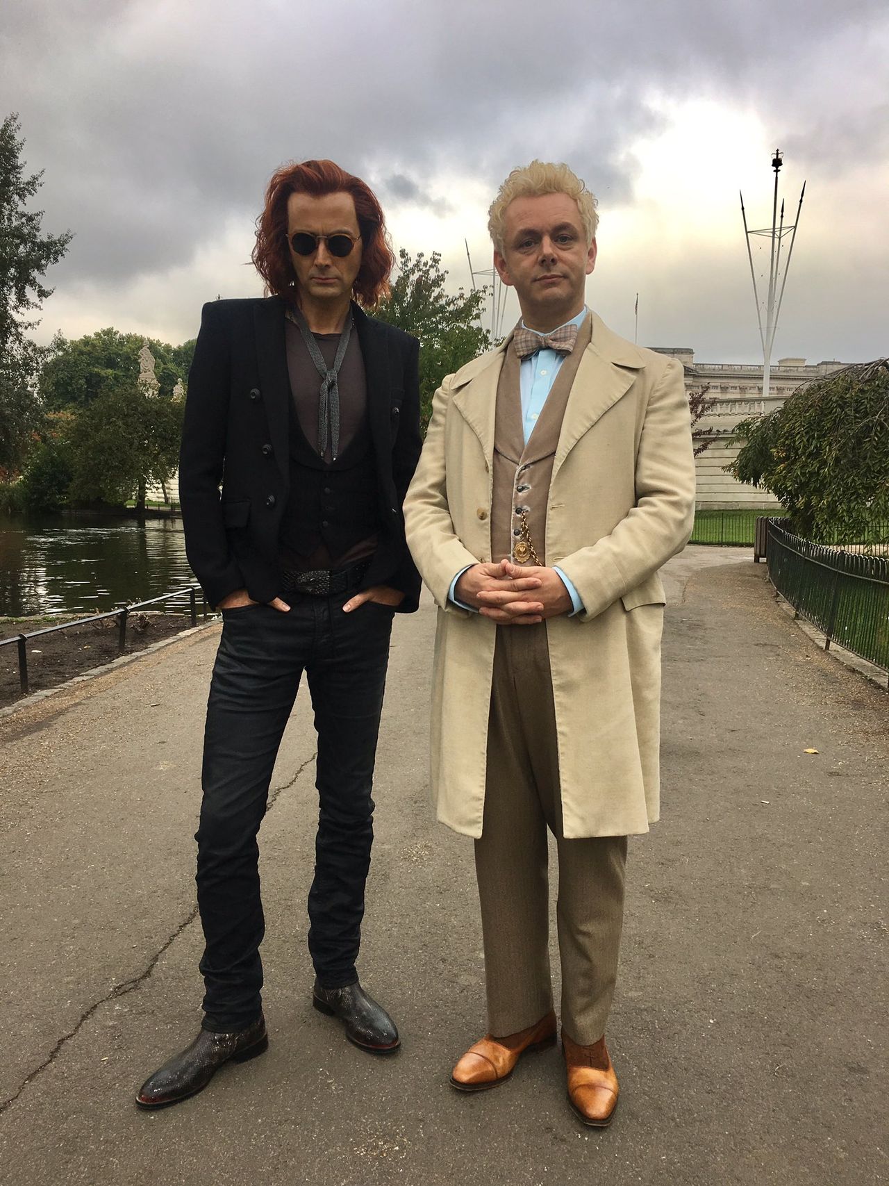 En första titt på Tennant och Sheen i Good Omens