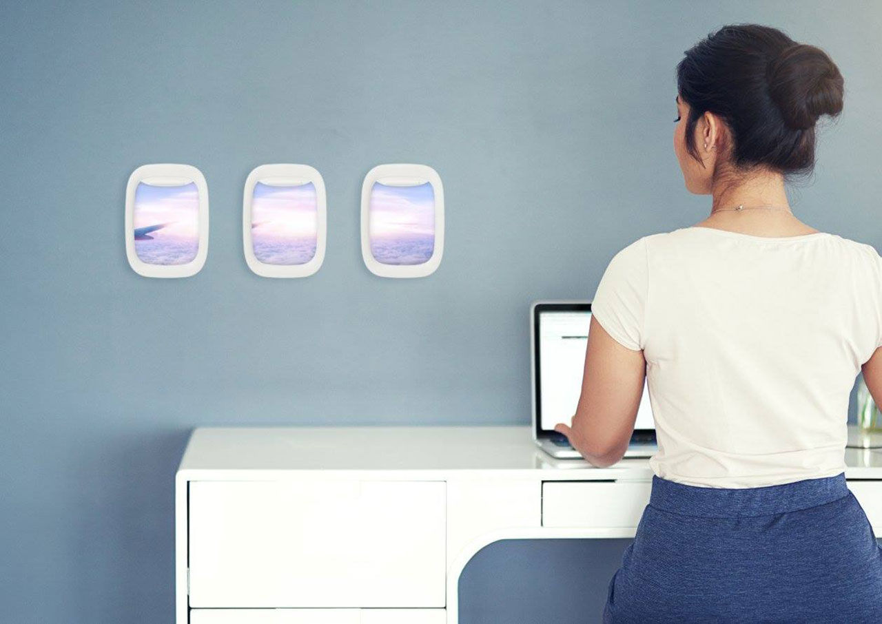 Ramar som ser ut som flygplansfönster