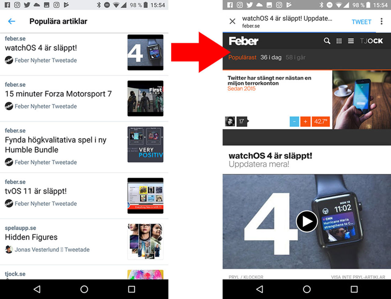 Twitter får en sektion med populära artiklar