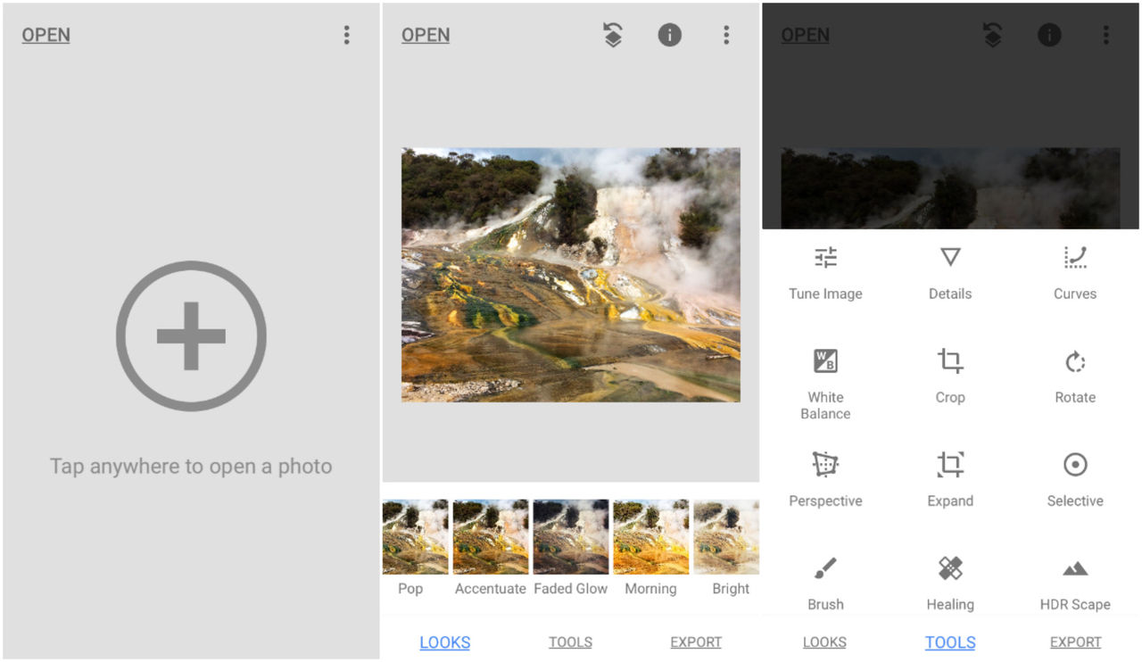 Snapseed uppdateras med nya filter