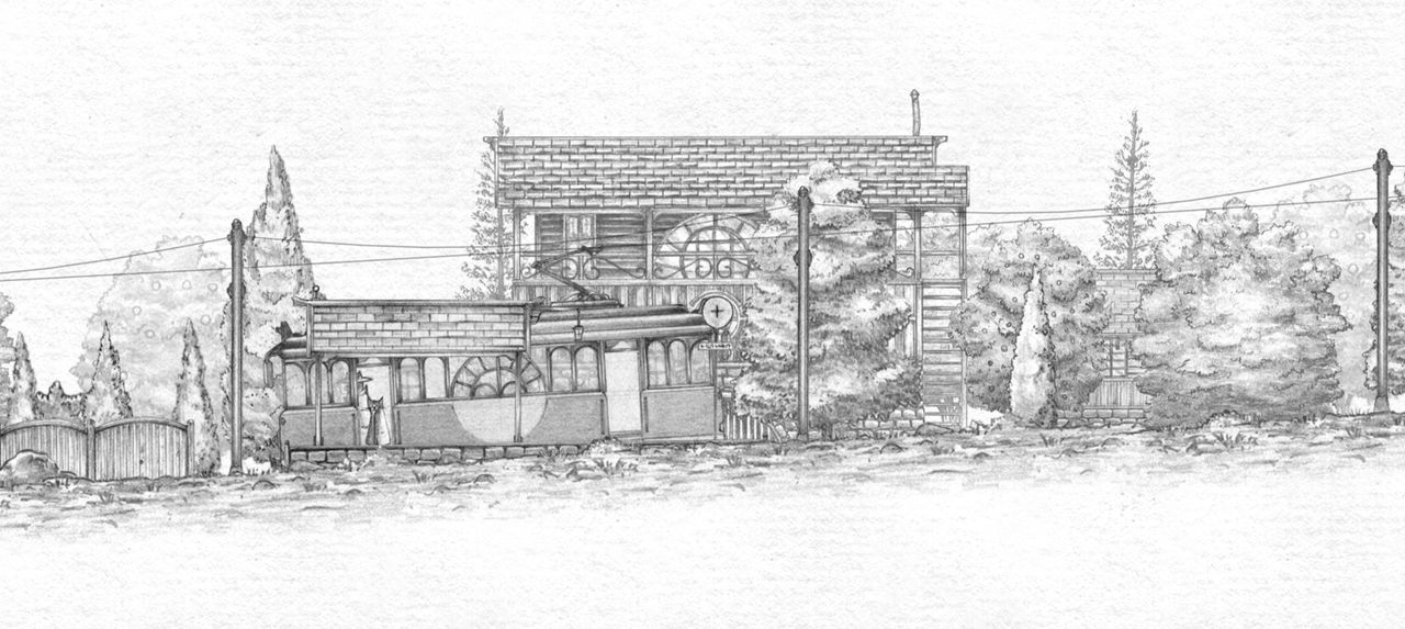 Åk ett handritat tåg