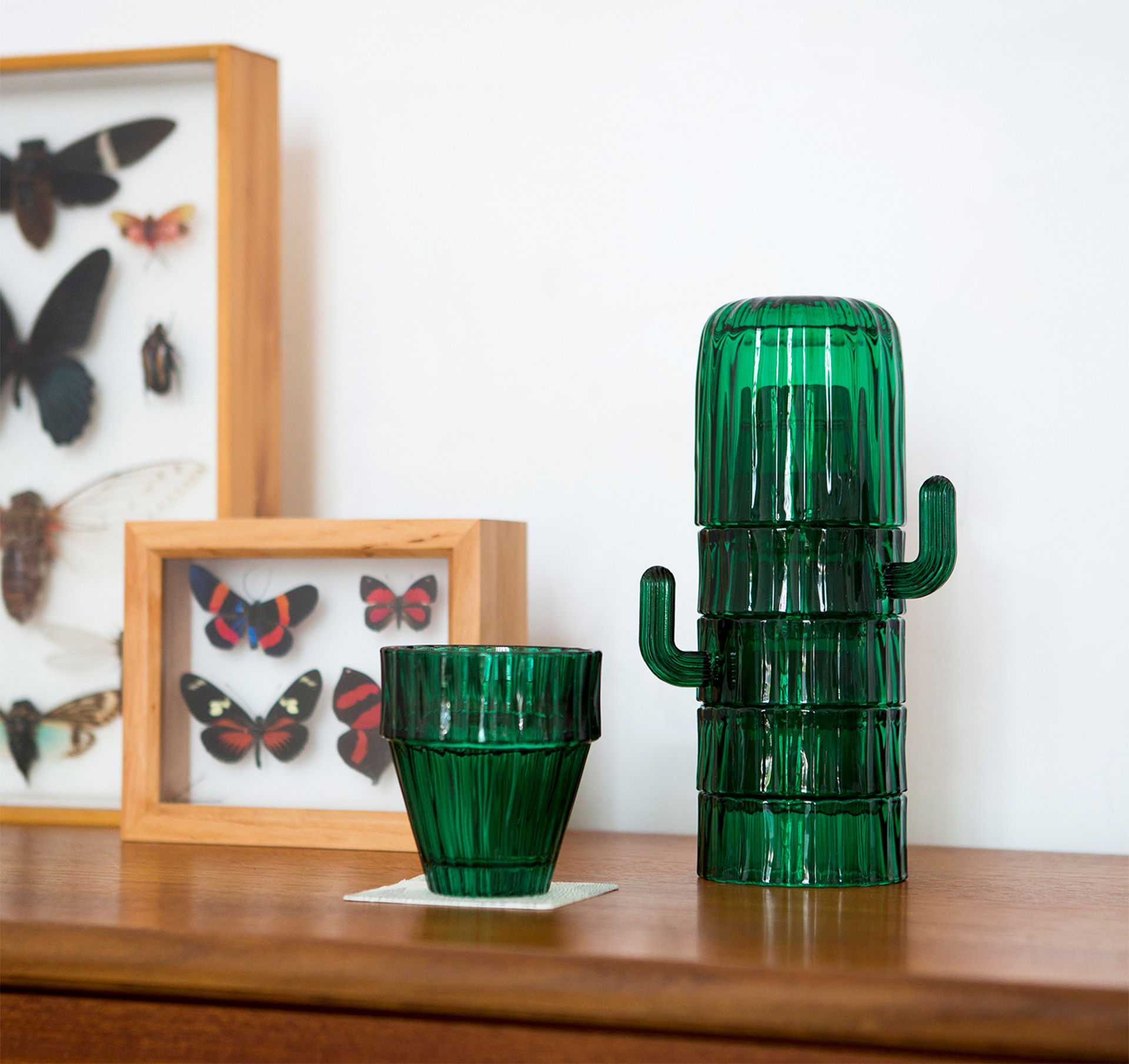 Glas med inspiration från Saguarokaktusen