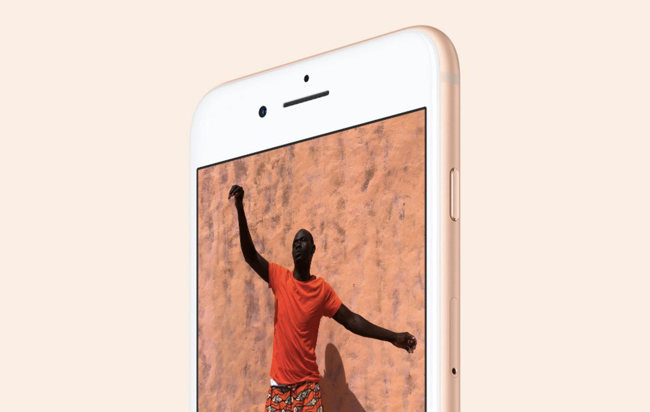 Sprakande ljud i en del iPhone 8