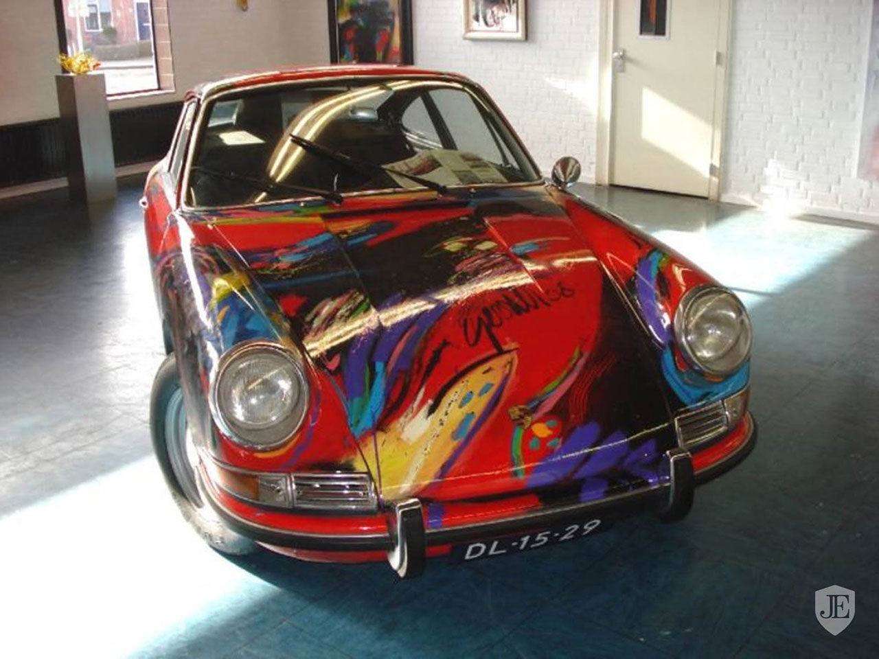 Klassisk Porsche 911 målad av Gerriet Postma