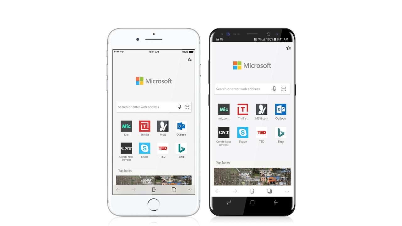 Microsoft släpper Edge till Android och iOS