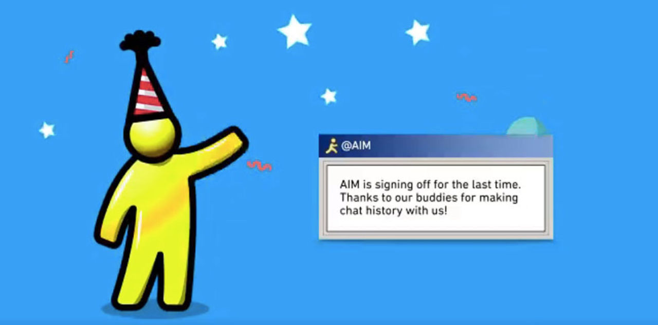 Hejdå AOL Instant Messenger