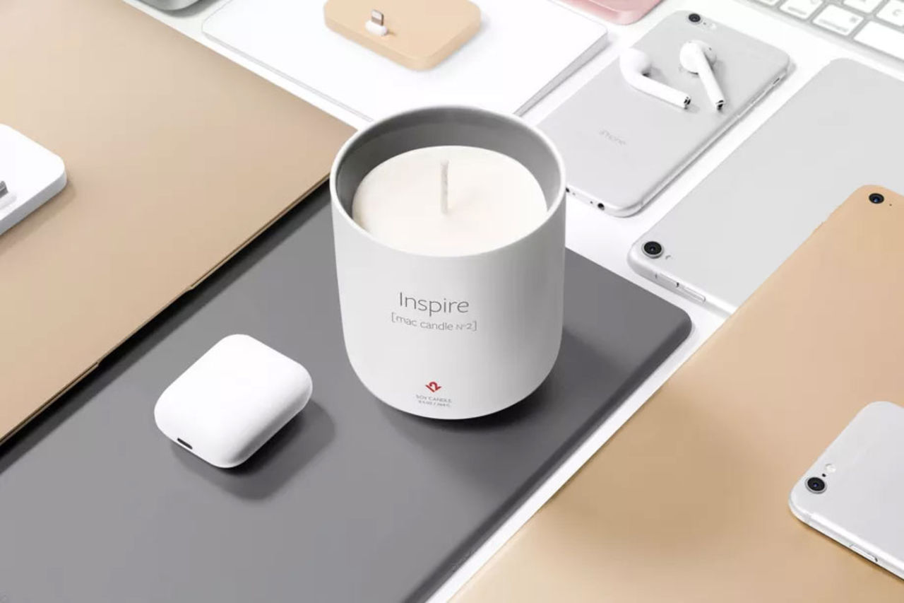 Ny version av doftljuset som luktar som en ny Mac