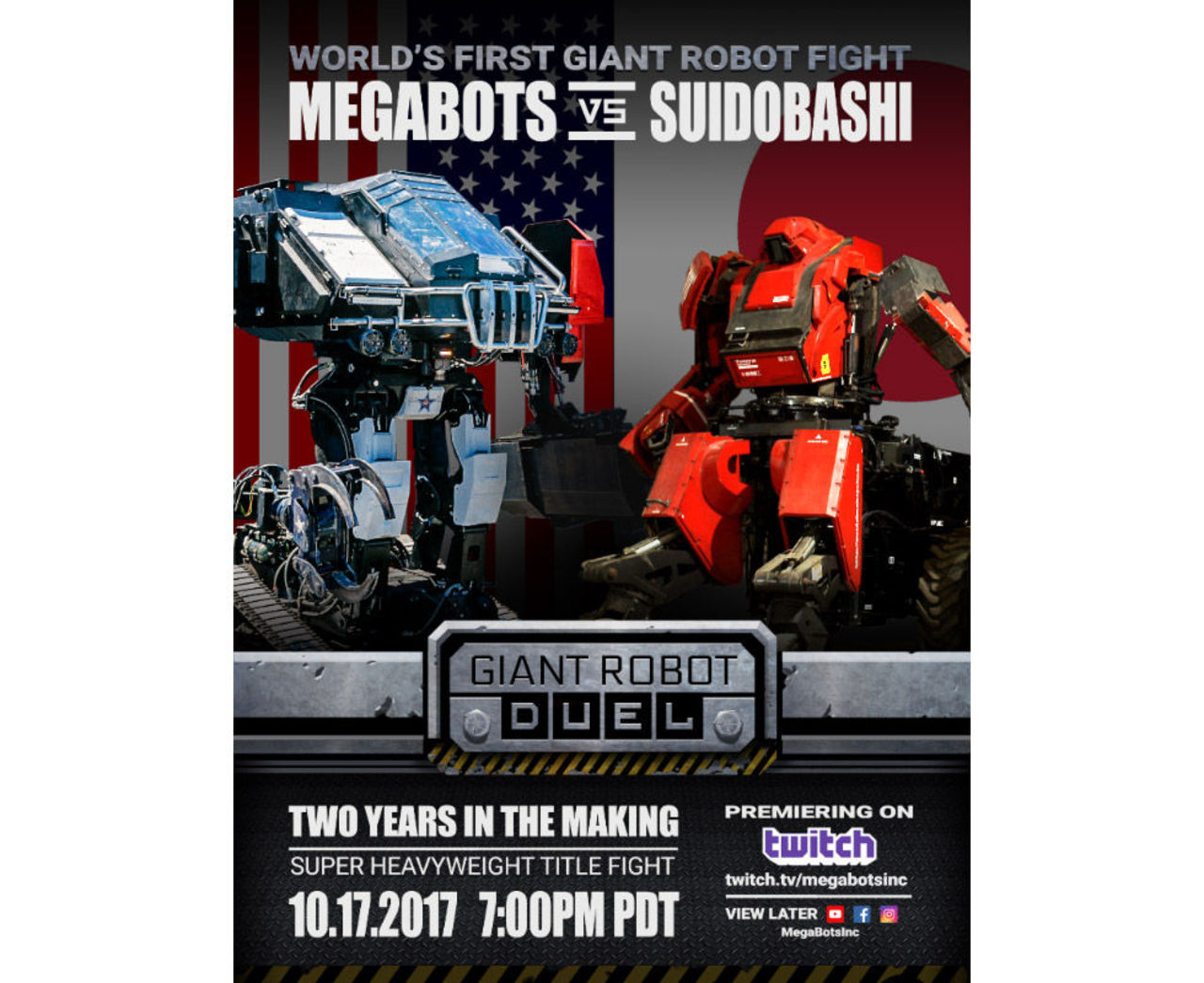 USA vann över Japan i världens första jätterobot-fajt