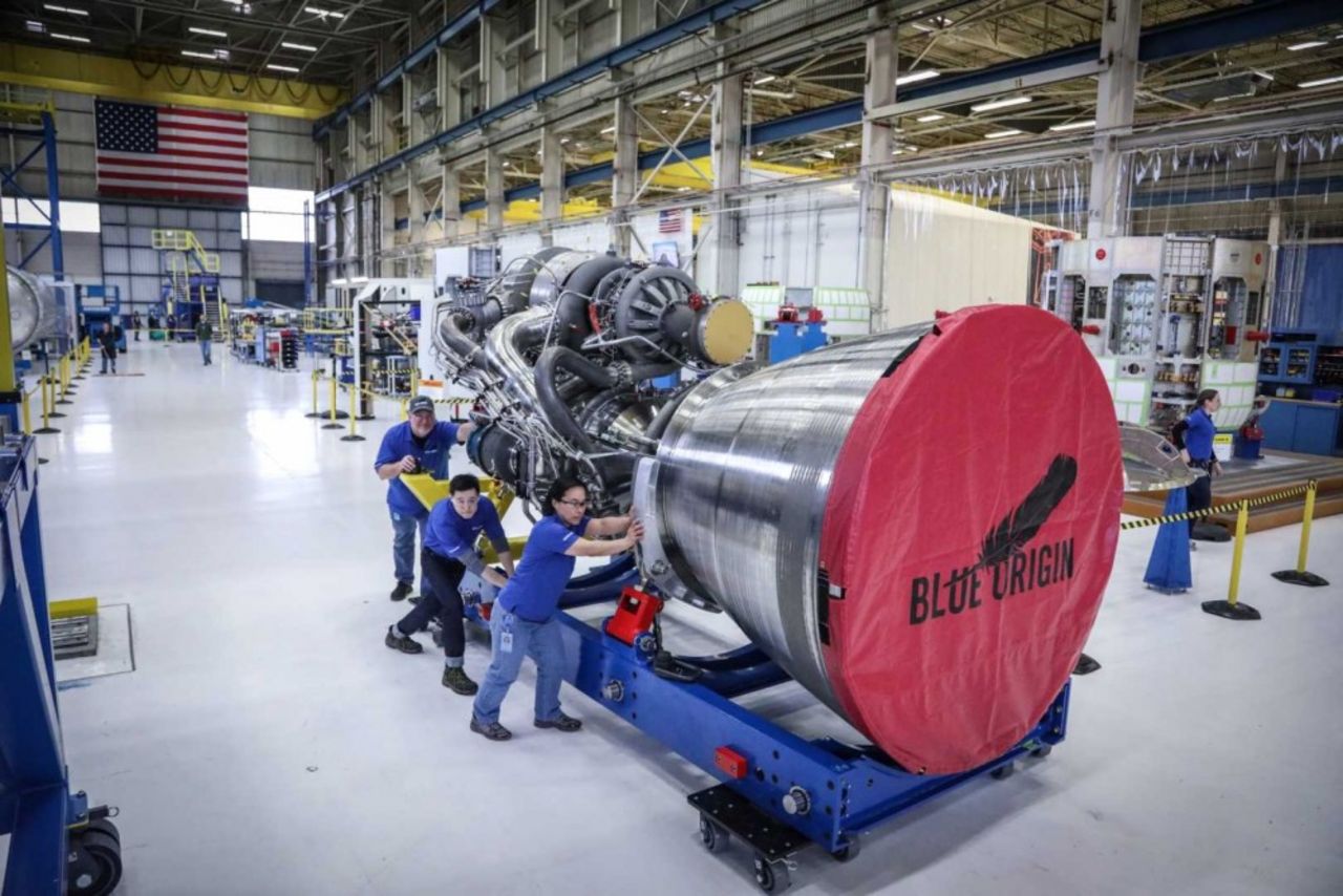 Blue Origin har testat sin nya raketmotor