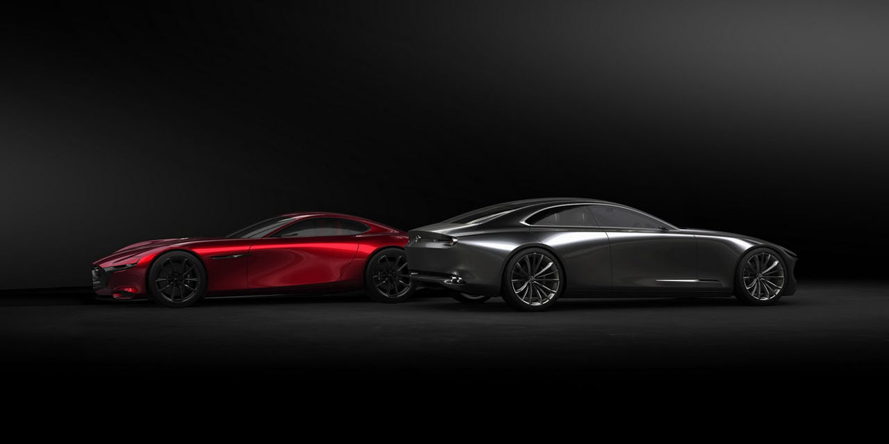 Två nya konceptbilar från Mazda