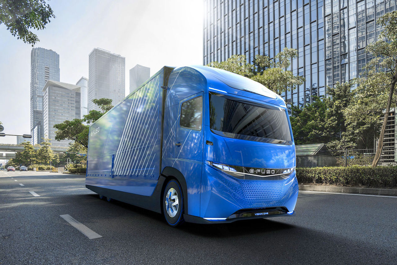 Daimler presenterar ellastbilen e-FUSO