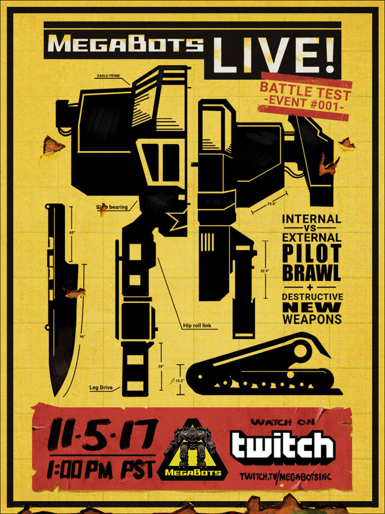 MegaBots arrangerar ny jätterobot-fajt 5 november