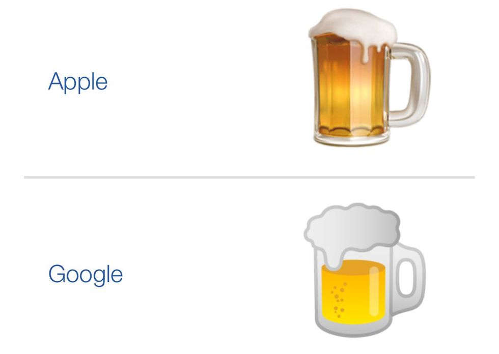 Google dissas även för sin öl-emoji