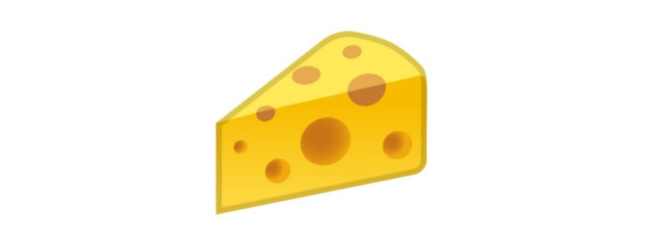 Emojigate del 3: En ost måste ju ha hål i sig!