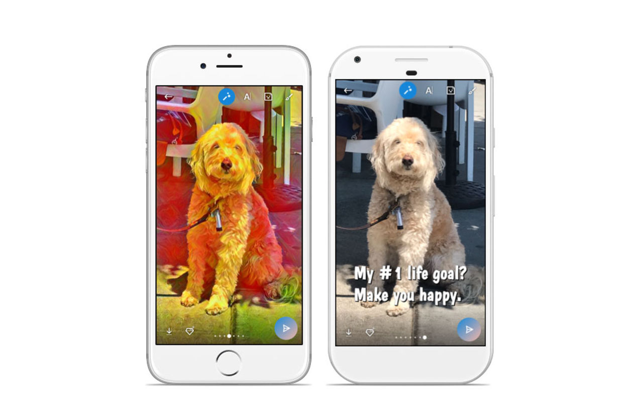 Skype gör en snapchat