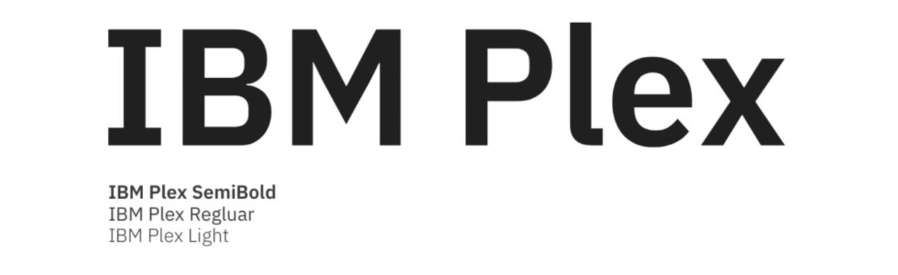 IBM presenterar typsnittet IBM Plex