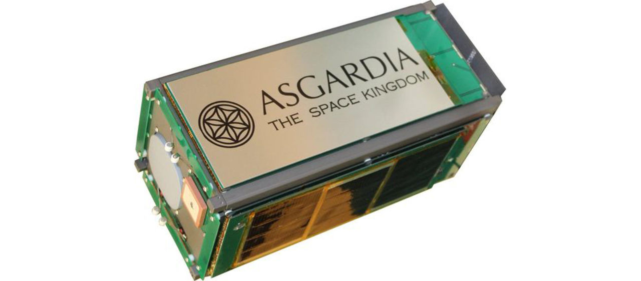 Rymdnationen Asgardia har skickat upp sin första satellit