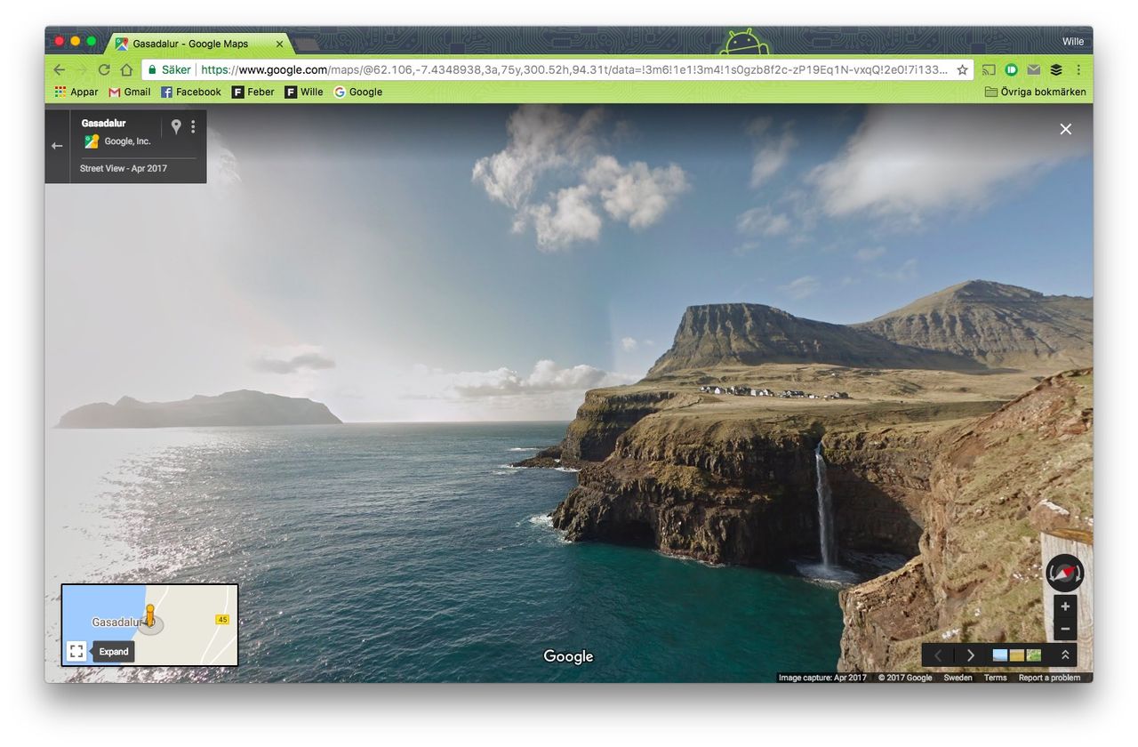 Nu finns Google Maps Street View på Färöarna