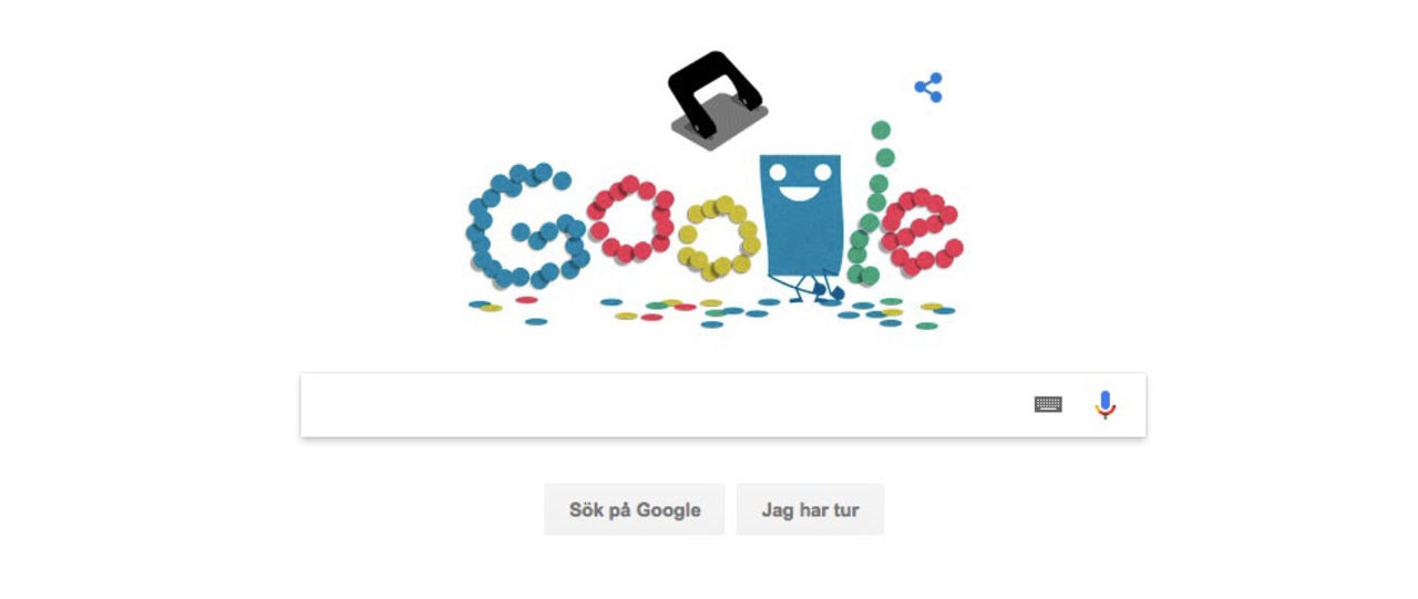 Google uppmärksammar hålslagaren