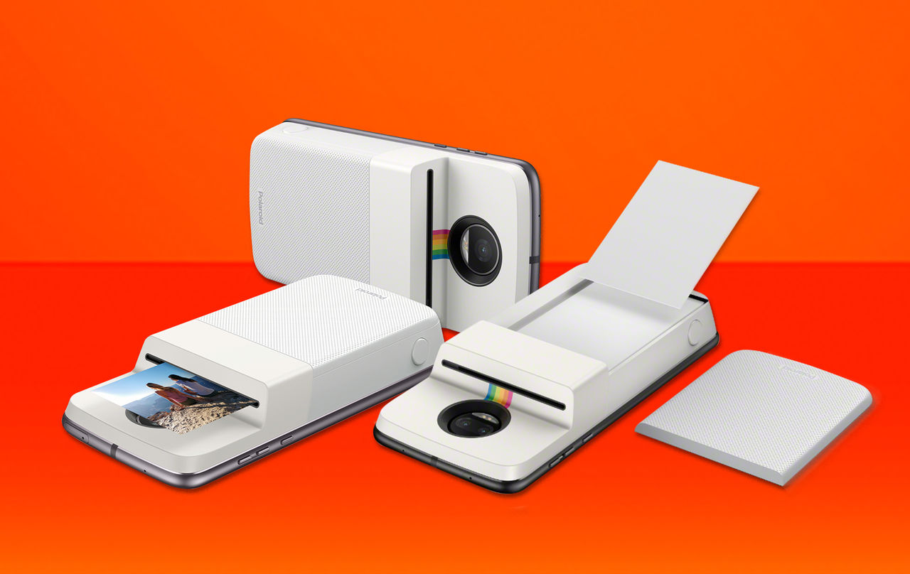 Polaroid Insta Share Printer Kommer Som Moto Mod Skriv Ut Bilder