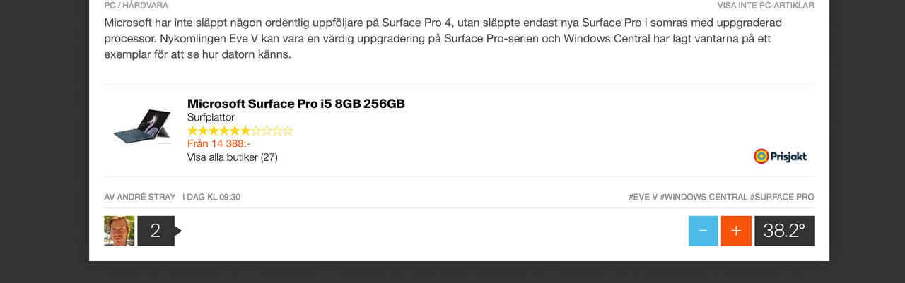 Nu börjar vi länka till Prisjakt