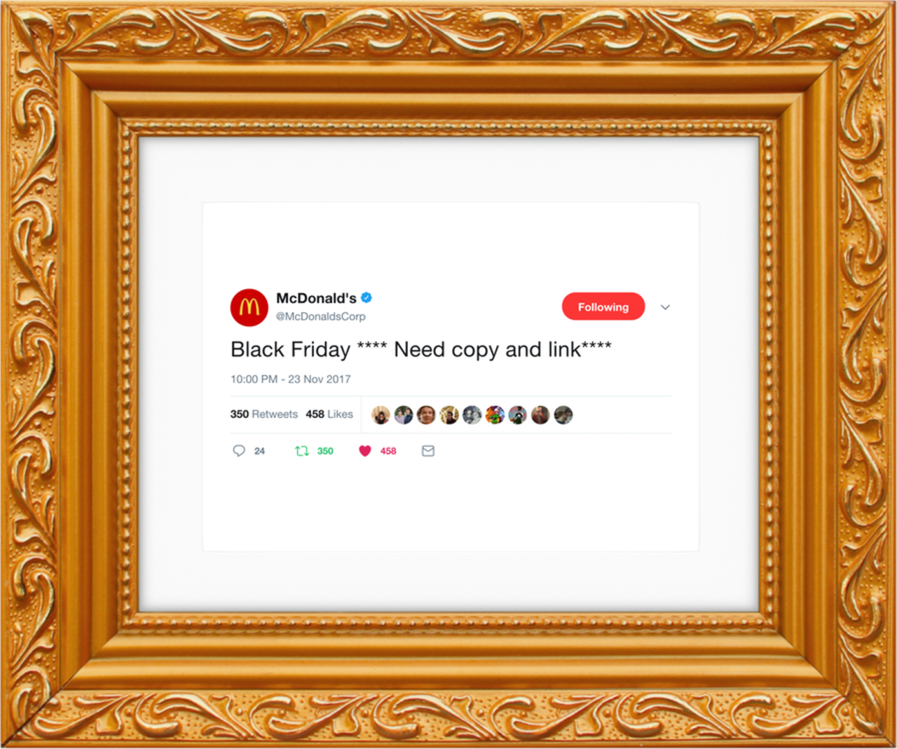 McDonalds fail på Twitter blev viralt