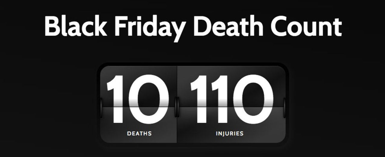 Inga dödsfall under årets Black Friday-shopping i USA 