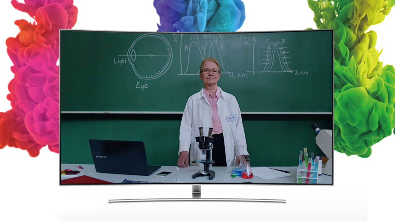 Ställ in tvn speciellt för färgblinda