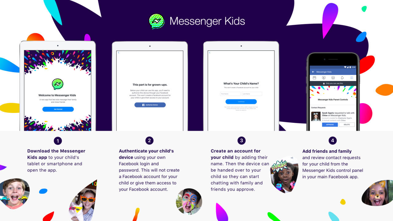 Nu släpps Messenger kids