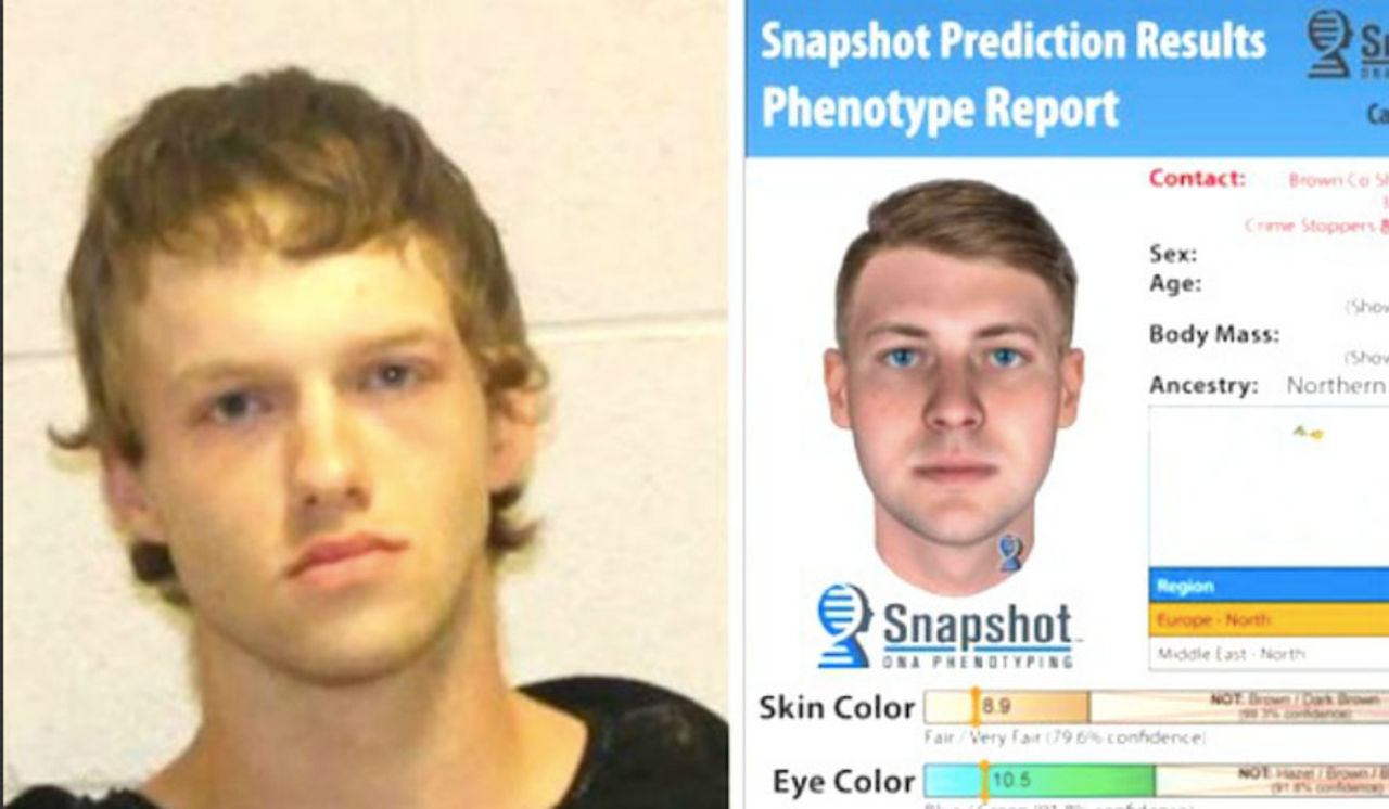 Mördare gripen efter hans foto återskapats med hjälp av DNA
