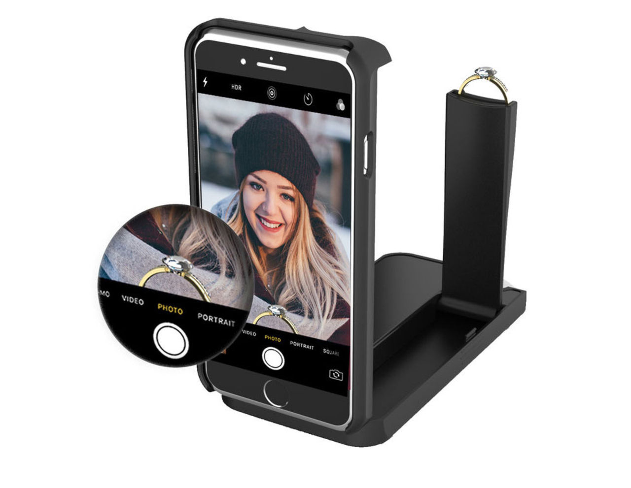 Fria med ett iPhone-fodral