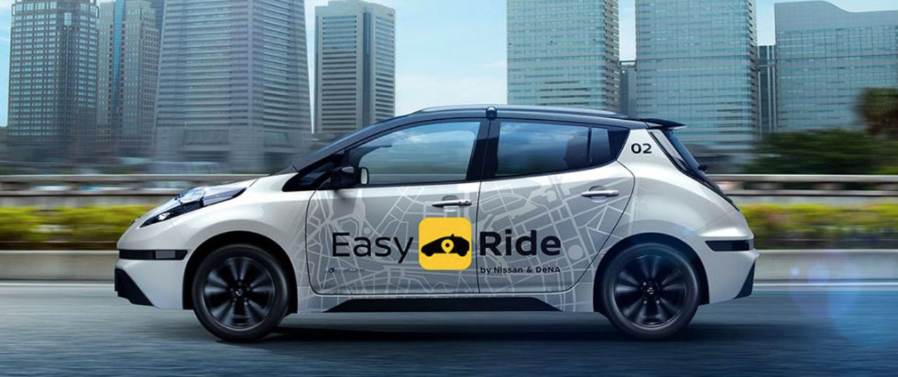 Nissan börjar testa självkörande taxibilar i Japan nästa år