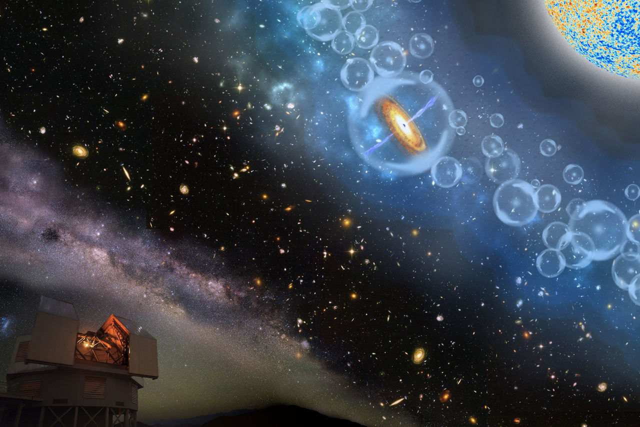 Astronomer hittar tokgammalt svart hål i Universum
