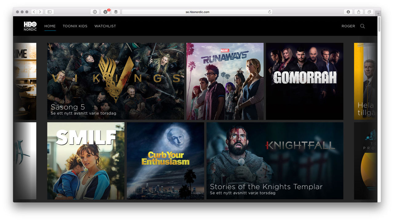 HBO har uppdaterat sina appar