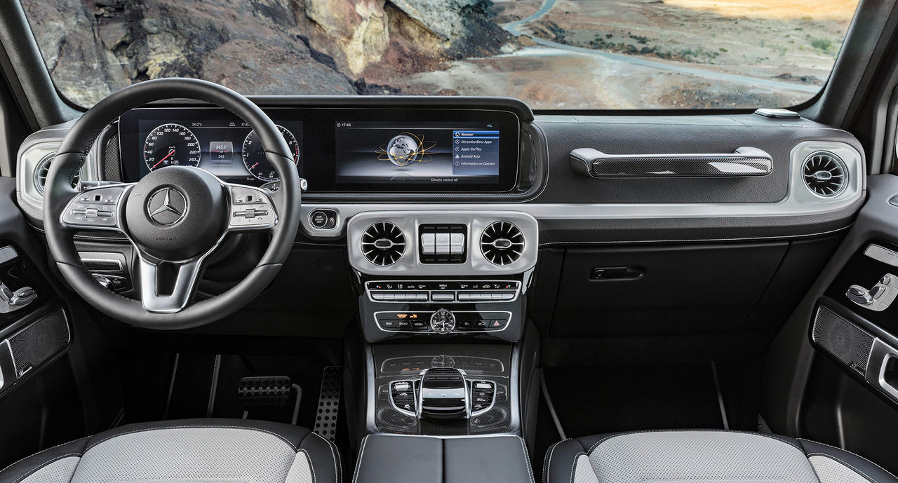 Det här är insidan på nya Mercedes G-Klass