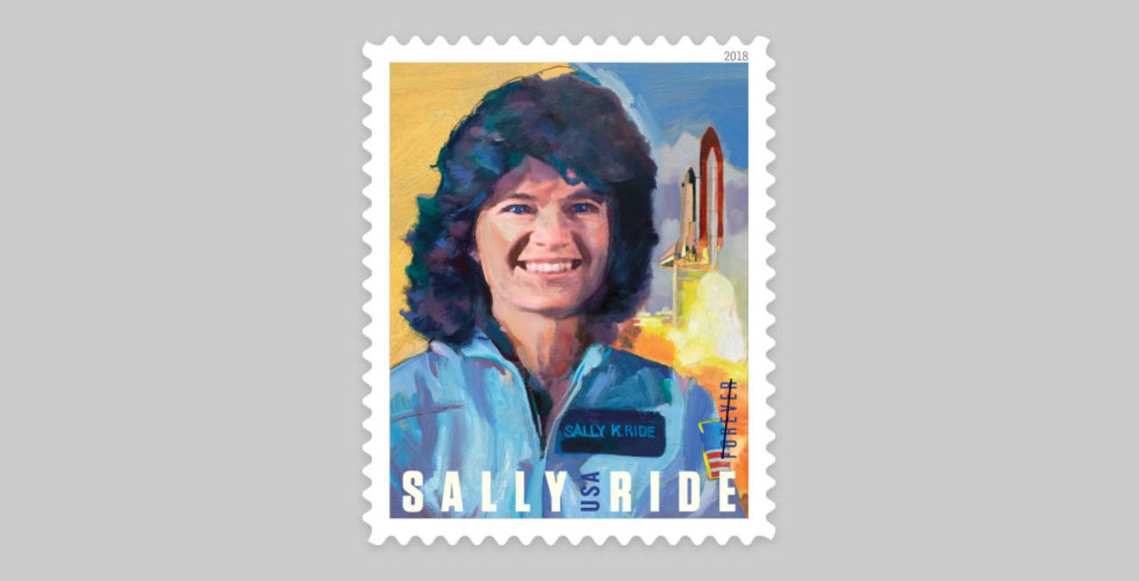 Sally Ride blir frimärke