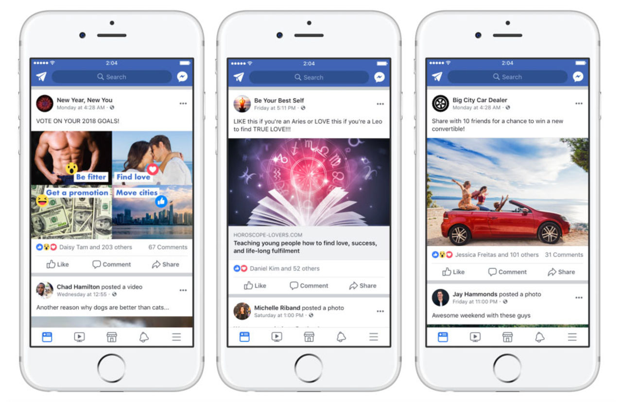 Facebook sätter stopp för klickfiske