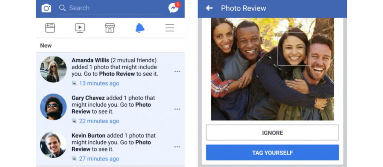 Nu meddelar Facebook om någon laddar upp en bild på dig
