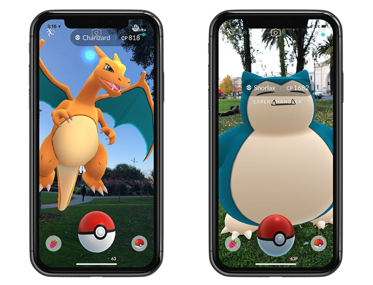 Pokémon Go till iOS får bättre AR-funktionalitet