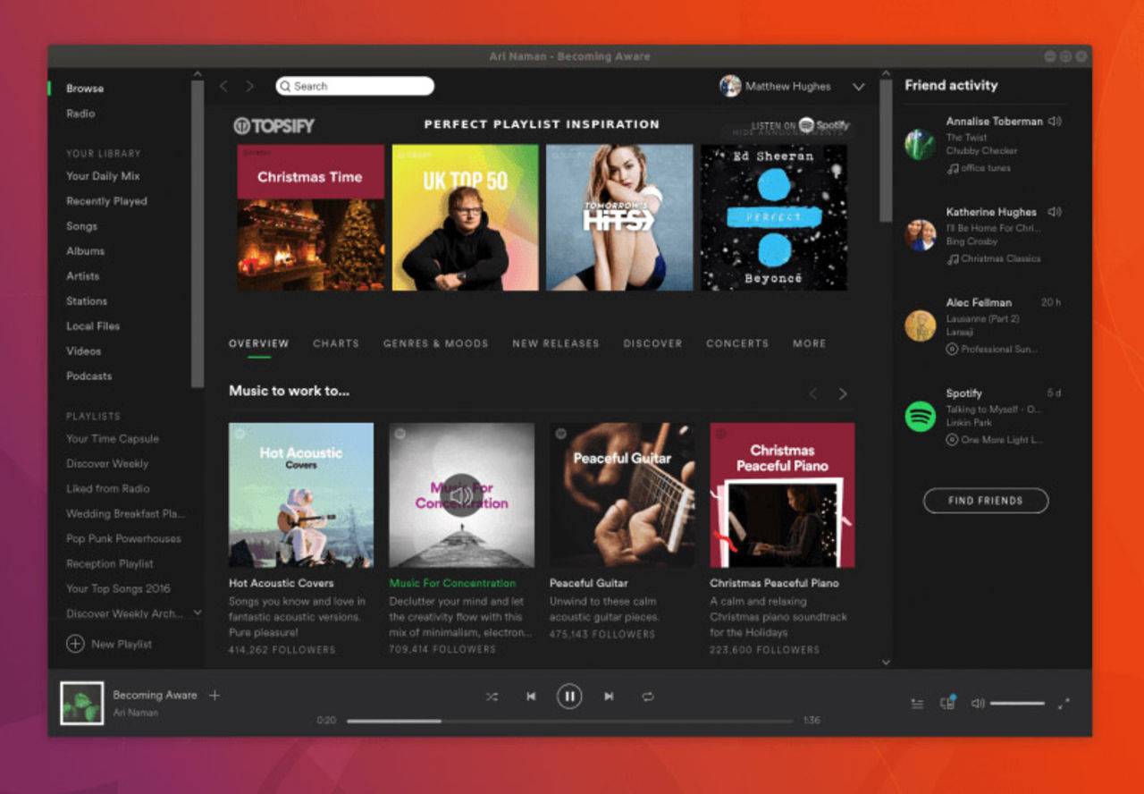 Spotify släpper ny app till Linux