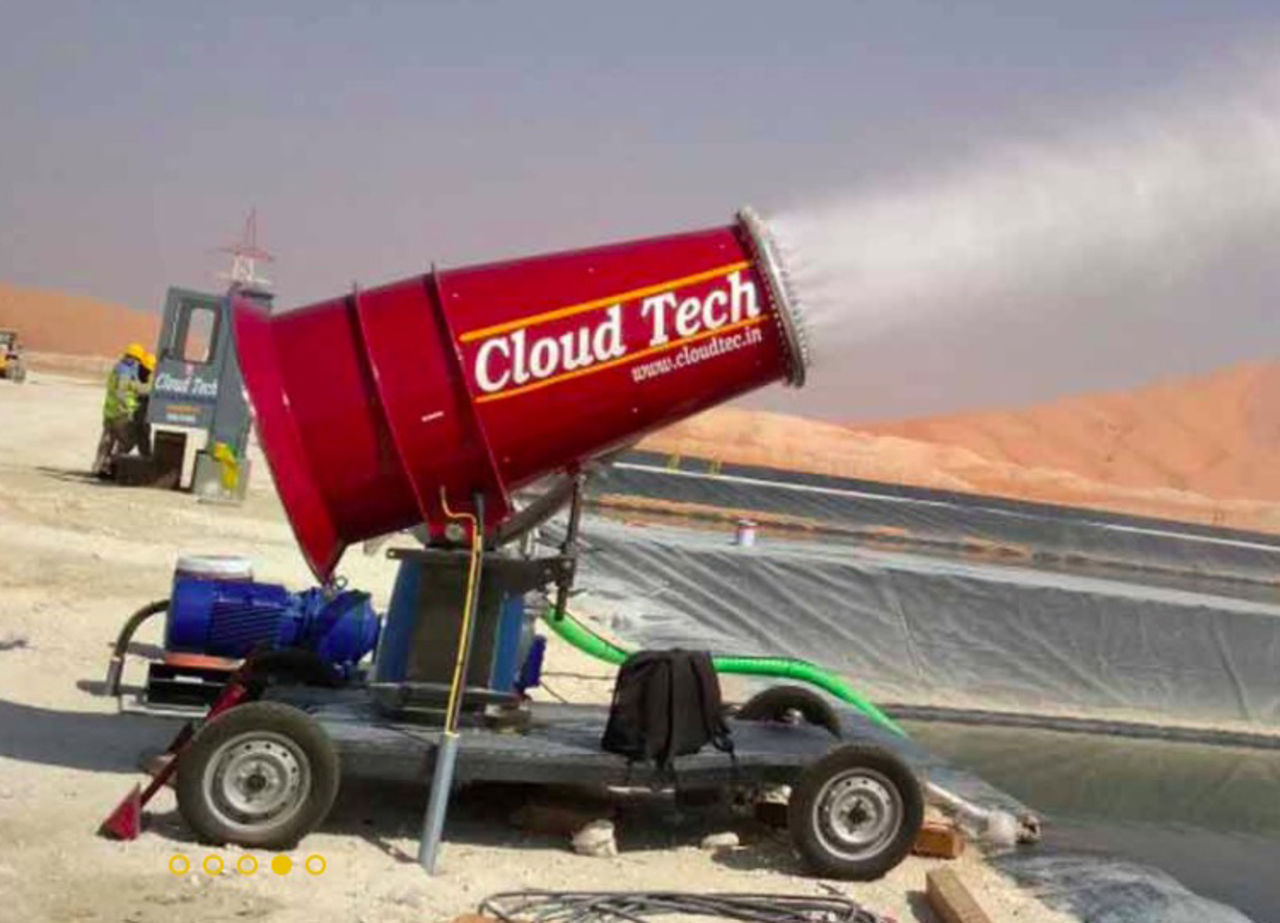 Indien testar antismog-kanoner