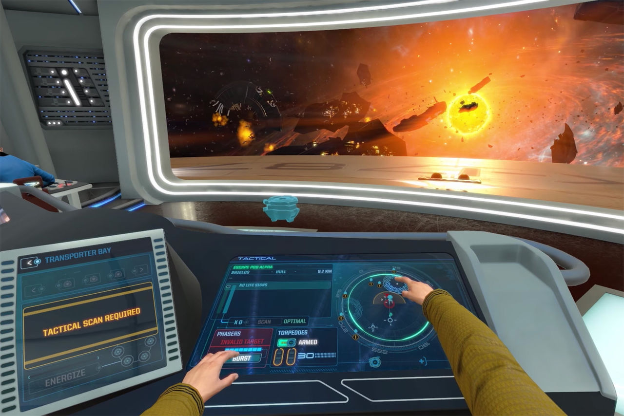 Spela Star Trek: Bridge Crew utan VR-headset