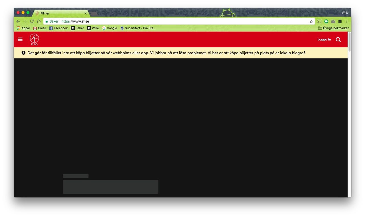 SF:s bokningssystem har ballat ur